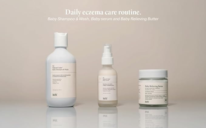 BIRTH SKINCARE Baby Shampoo & Wash - 2-in-1 Gentle Cleansing Aloe Vera & Colloidal Oatmeal Formula for Babies - Soothing, PH-Balanced Baby Body Wash - Free of Parabens, 8oz/ 240ml