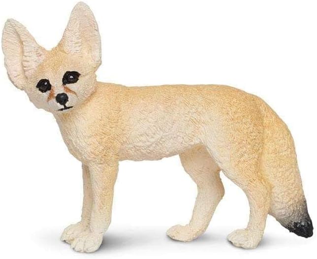 Safari Ltd. Fennec Fox Figurine – Lifelike Hand-Painted Toy Model Figure - Fun & Educational Toy for Boys, Girls & Kids Ages 3+