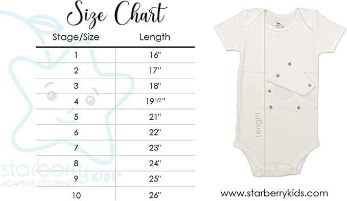 Feeding Tube Undershirt Onesie for Babies, Toddlers and Children