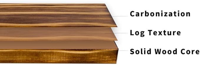 210 pcs Outdoor Large Wooden Building Blocks Set for Kids Toddlers 3-12 (35 lbs), Big Carbonized Wooden Sensory Blocks Toys, Mega Outside Building Toys for Preschool