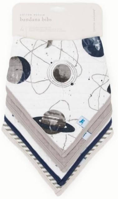 Little Unicorn Cotton Muslin with Fleece Bandana Bib