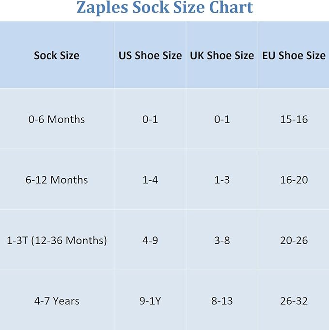 Zaples Baby Non Slip Grip Ankle Socks with Non Skid Soles for Infants Toddlers Kids Boys Girls