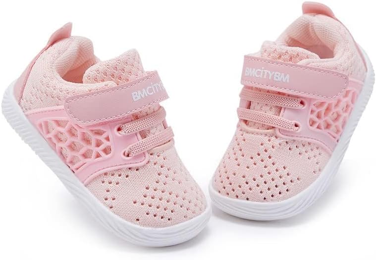 BMCiTYBM Baby Boy Girl Shoes Breathable Mesh Walking Shoes Lightweight Non-Slip Sneakers Infant First Walkers 6 9 12 18 24 Month
