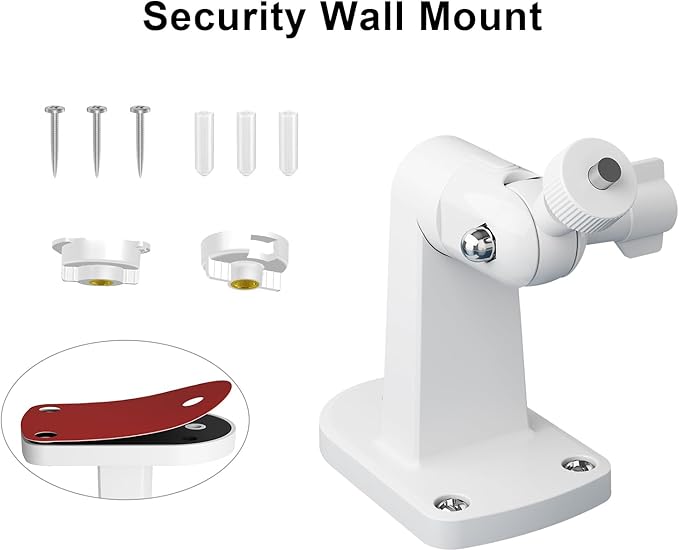 Baby Monitor Mount for HelloBaby HB65/HB40/HB6550/HB66/HB6339/HB6550 Pro, ANMEATE SM935E, 360° Adjustable Baby Camera Wall Mount for Hellobaby Monitor, Two Ways to Install