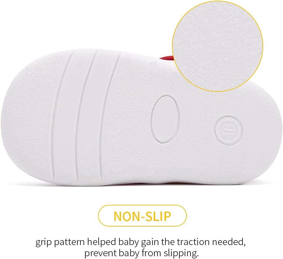 BMCiTYBM Baby Sneakers Girls Boys Lightweight Breathable Mesh First Walkers Shoes 6-24 Months