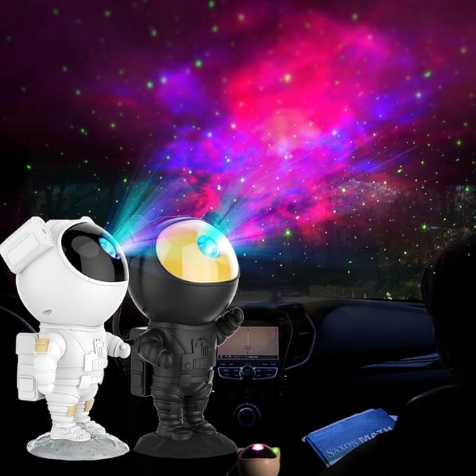 SFOUR Astronaut Galaxy Projector Night Light,Lights for Bedroom,Kids Room Decor Aesthetic, Adjustable Head Angle,Gift for Kids Adults Home Party Ceiling Decor,Christmas Gift