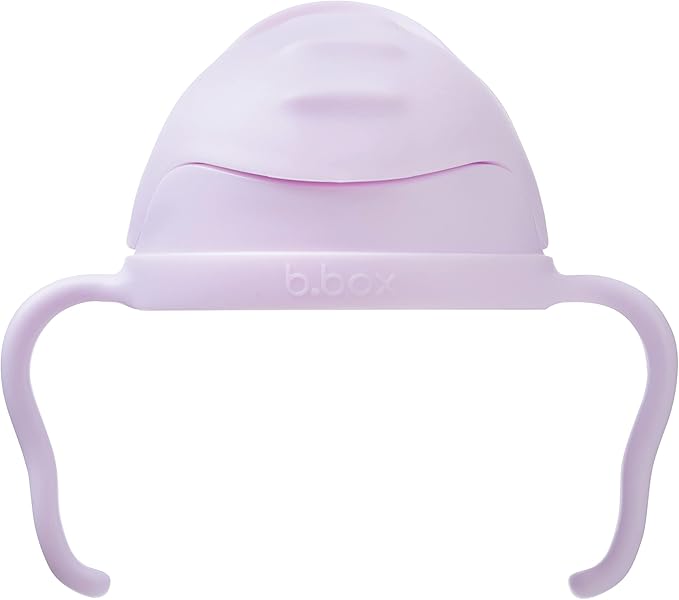 b.box Sippy Cup with Weighted Straw. Drink from any Angle, Leak Proof, Spill Proof, Easy Grip. BPA Free, Dishwasher Safe. For Babies 6m+ to Toddlers (Boysenberry, 8oz)