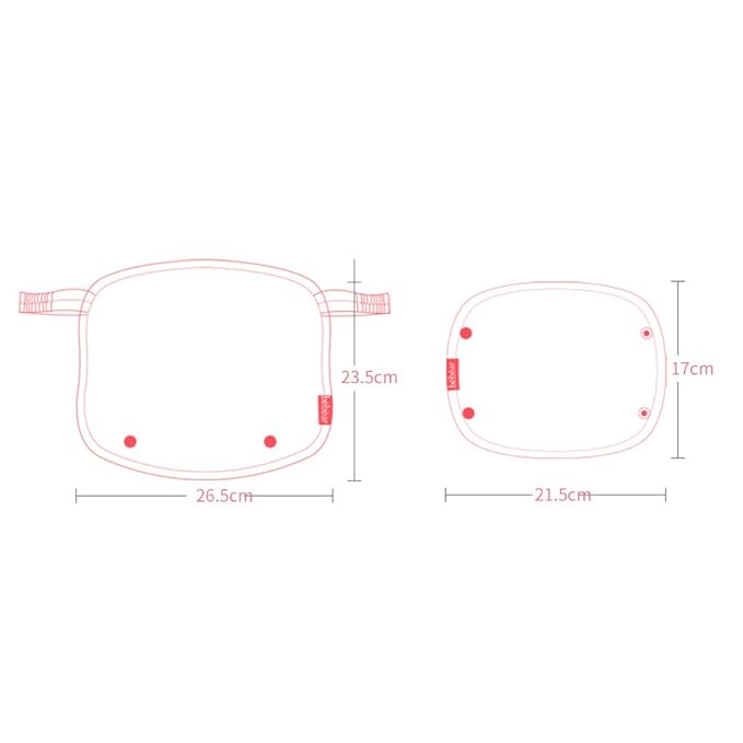 Bebamour Drool and Teething Reversible Cotton Pad For All Carry Positions Baby Carrier White Drool Bib For Boys & Girls(White)