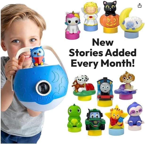 Dinosaur Figurine Cartridge – Projects 5 Prehistoric Stories and 5 Dino Songs, Over 35 Minutes of Roaring Audio Content | Gift and Toy for Ages 3+