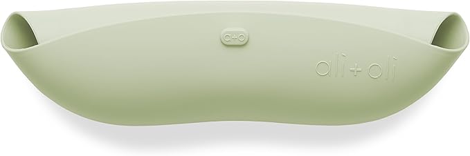 Ali+Oli Silicone Bib Waterproof Silicone Bibs for Babies & Toddlers Adjustable Feeding Bibs with Food Catcher Feeding Bucket