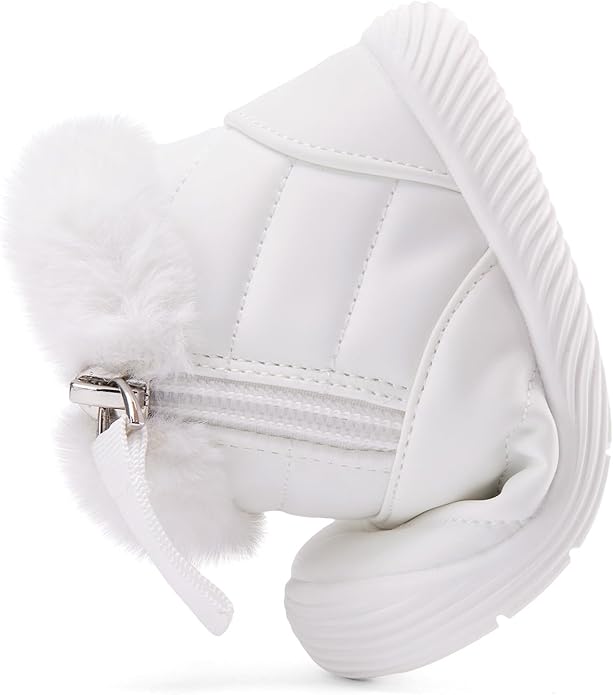 BMCiTYBM Baby Boy Girl Snow Boots Waterproof Winter Warm Booties Nonslip Lightweight Outdoor Shoes for First Walkers 6 9 12 18 24 Months(Infant/Toddler)