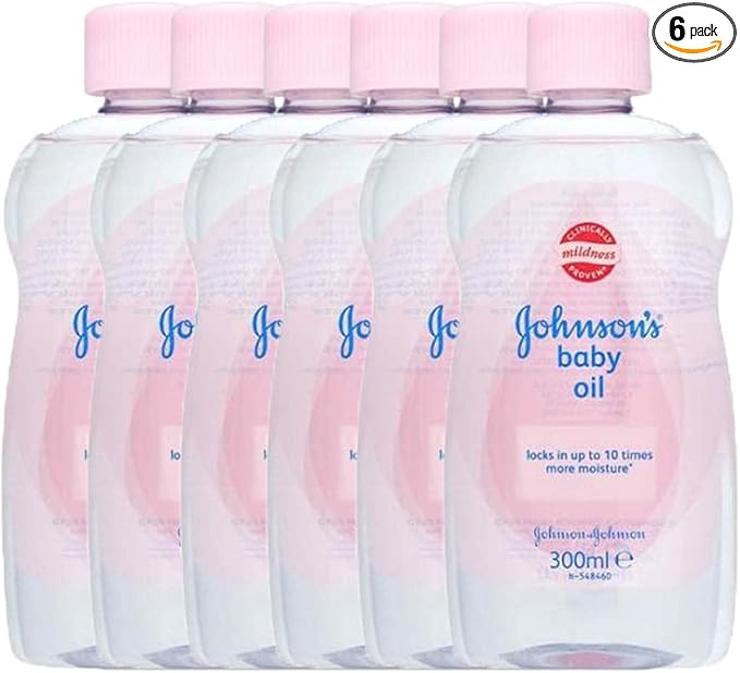 Johnson's Baby Oil 200 ml (Pack of 6)