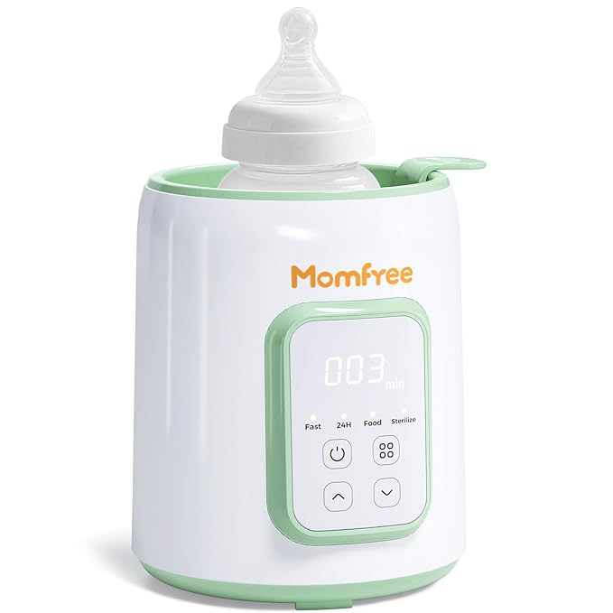 Bottle Warmer, 8-in-1 Fast Baby Bottle Warmer for Breastmilk and Formula,Milk Warmer with Accurate Temperature Control and Automatic Shut-Off,Multifunctional Bottle Warmers for All Bottles(Green)