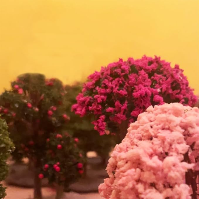 29pcs Mixed Model Trees, 1.5-4.8 inch(4-12 cm), OrgMemory Fruit Trees, Ho Scale Trees, Model Train Scenery, Architecture Trees, Flower Trees with No Bases