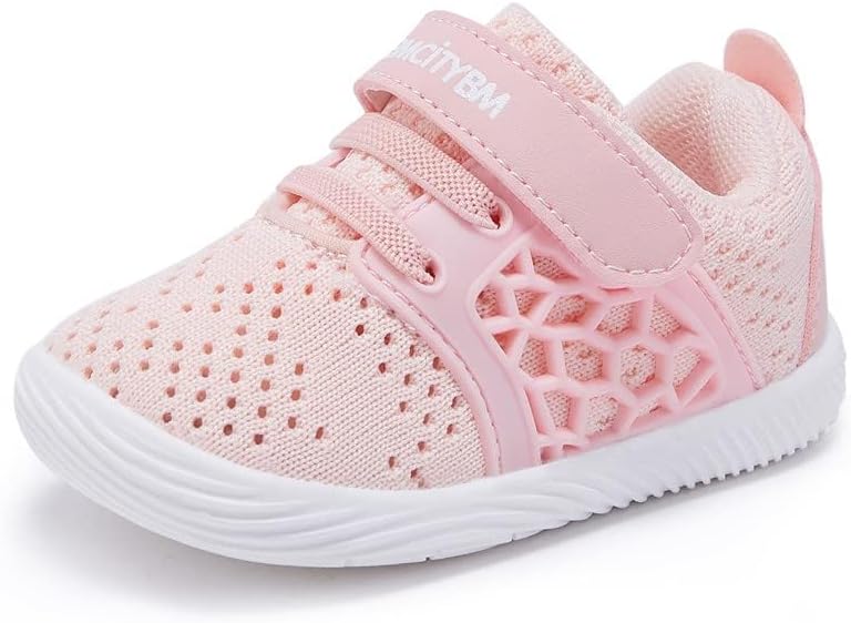 BMCiTYBM Baby Boy Girl Shoes Breathable Mesh Walking Shoes Lightweight Non-Slip Sneakers Infant First Walkers 6 9 12 18 24 Month