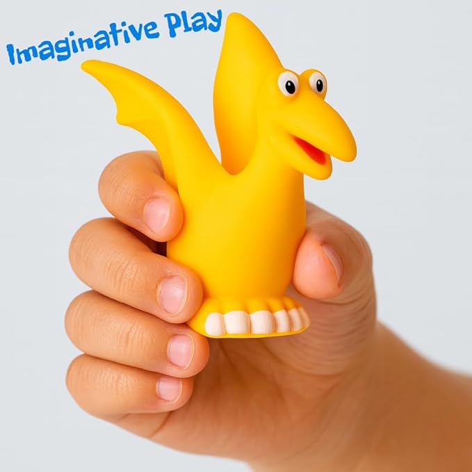 Bath Buddies Baby Bath Toys 6-12 Months, Infant Floating Dinosaur Bathtub Toys for Toddlers 1-3, Soft Bath Toys for Babies