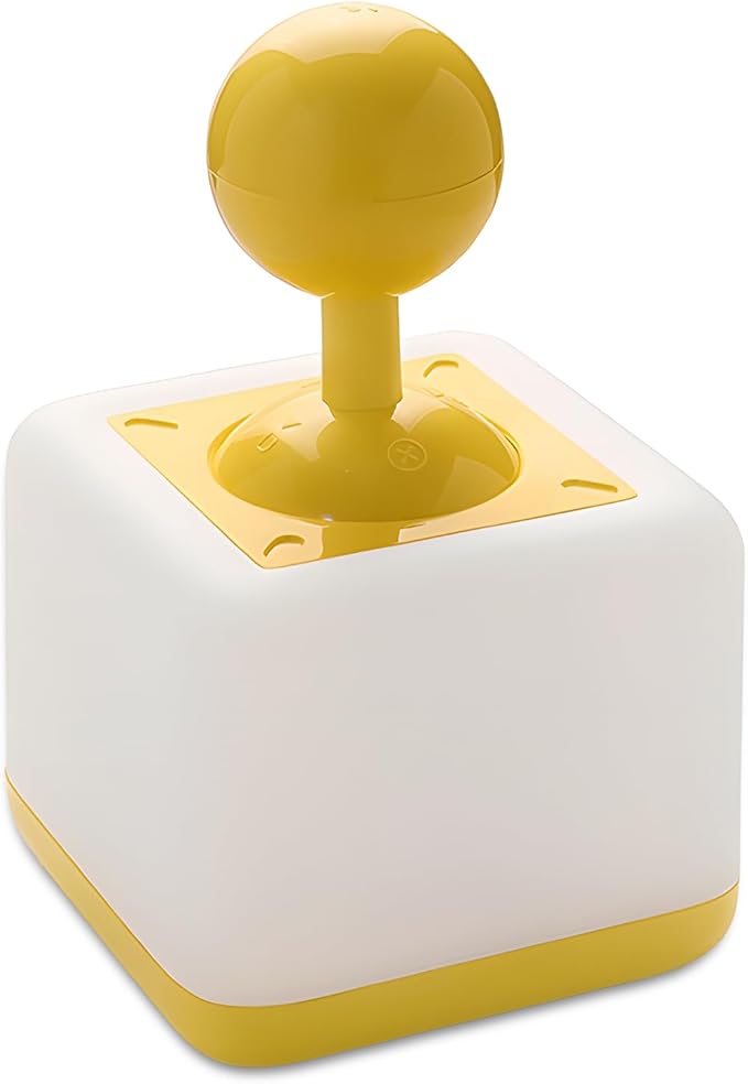 Night Light Lamp Rocker Night Light, 2-Speed Timer Bedside Night Lamp Rechargeable USB Lamp Side Table Light Night Rising Lamp LED Companion Light (Rocker Yellow)