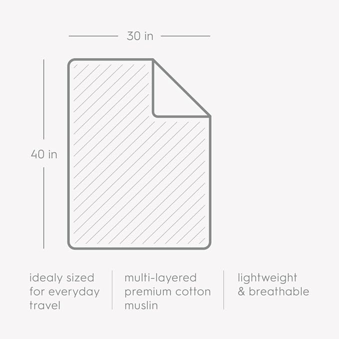 Little Unicorn New LU Cotton Muslin Baby Quilt - Cats and Cauldrons, 30x40'