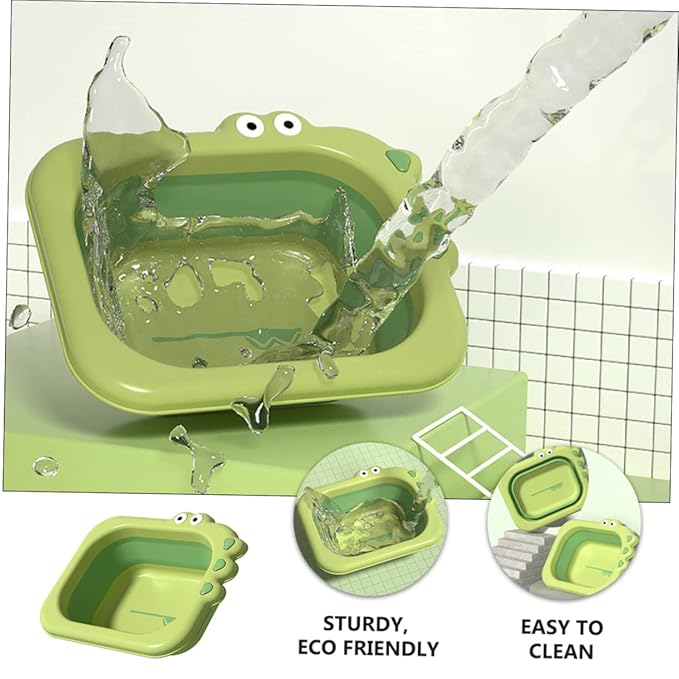 Kisangel Boy Girl Wash Basin Premium Newborn Washbasin Compact Design for Boy Girl Lightweight for Showers and