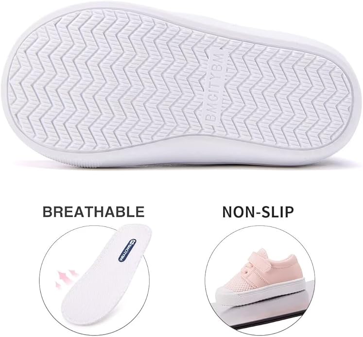 BMCiTYBM Baby Sneakers Girls Boys Lightweight Breathable Mesh First Walkers Shoes 6-24 Months