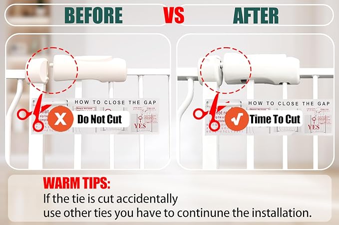 57.5-62 Inch Extra Wide Baby Gate, Auto Close Safety Gate for Kids & Pets, Pressure Mounted No Drill for Indoor Stairs, White Metal with Extension Kit