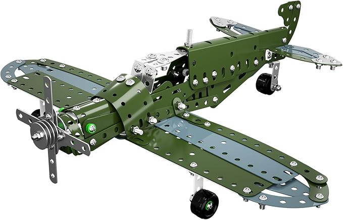 Lucky Doug Building Toys Model Airplane Set - DIY Building Stem Projects Toys for Kids Boys Ages 8-12, Assembly Science Toys for Model Fans