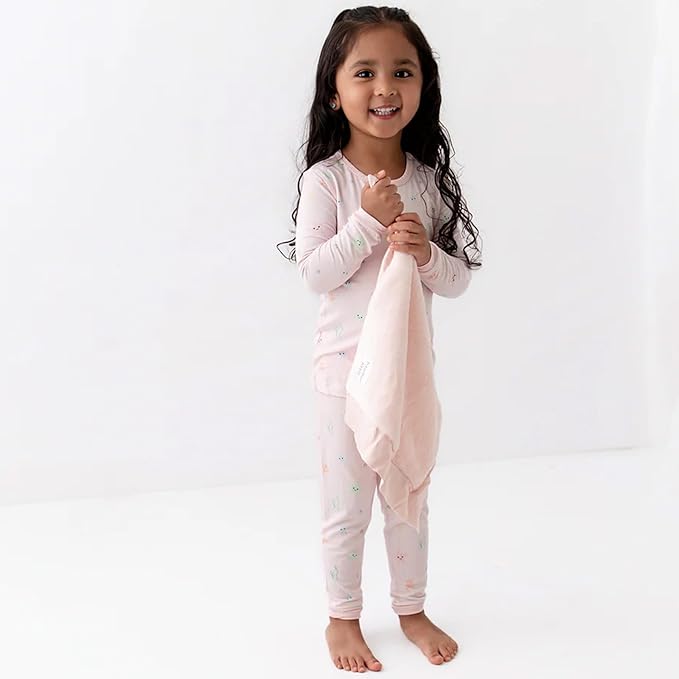 Ultra-Soft Lovey Plush Security Blanket - Baby Essentials, Newborn Essentials, Ultra-Soft Plush Baby Blanket with Satin Trim – 16" x 16" (Pink)