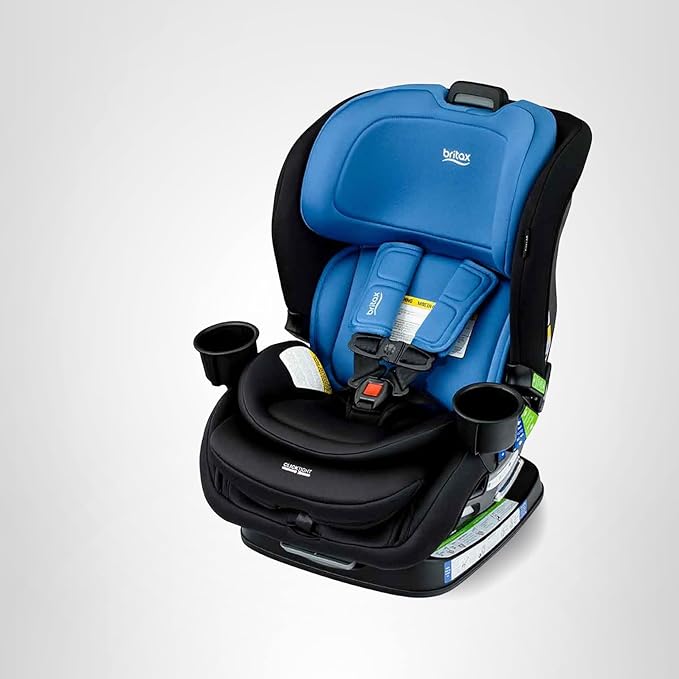 Britax Poplar Convertible Car Seat, 2-in-1 Car Seat with Slim 17-Inch Design, ClickTight Technology, Cobalt Onyx