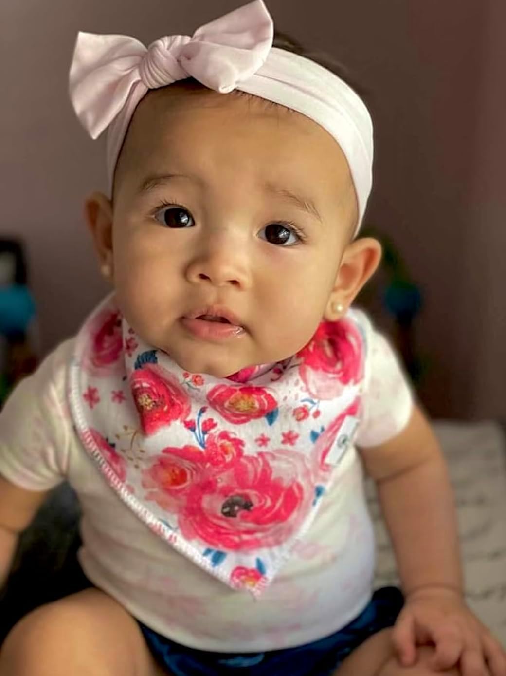 DiaperSquad's Baby Bibs for Drooling and Teething, Bibs for Boys, Baby Girl - Solid Cotton Baby Drool Bibs