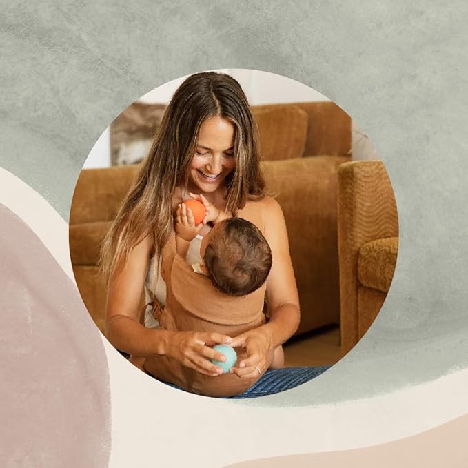 WildBird - Aerial Carrier - 7 to 45 lbs - for Moms, Dads & Caregivers - 100% Natural European Linen Fibers - Versatile & Adjustable - Small Size - Willow Fabric