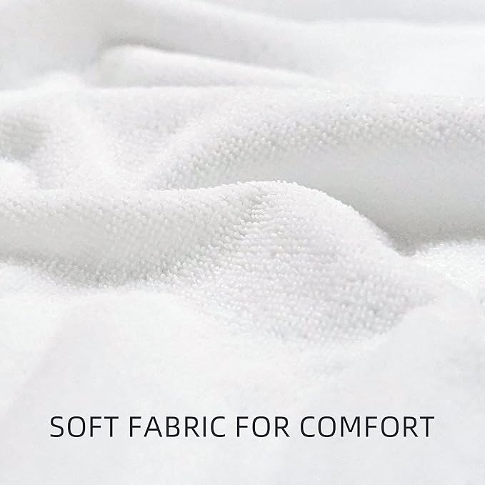 Viviland Baby Towels and Washcloths, Soft Absorbent Baby Boy Bath Towel Set, Whale Hooded Towels with 5 Infant Washcloths (6 Pieces)