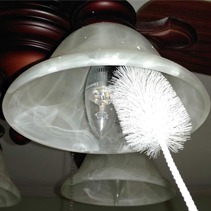 NewFerU Bottle Cleaning Brushes Long Handle Thin, Small Big Wire Cleaner Bendable Flexible for Water Wine Baby Bottles, Pipe, Tube, Hose, Flask (4)