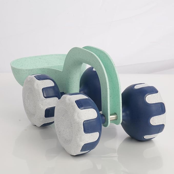 Asweets Beach Sand Toy Shovel Car, Organic Green Plastic Travel Beach Sand Toys for Kids Toddlers, Ideal Gift for Boys and Girls, 11.81''L x 6.10''W x 5.31''H