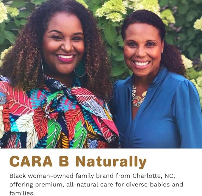 CARA B Naturally Baby Lotion, Melanin-rich Skin Moisturizer for Black & Brown Babies & Children, Daily Body Cream for Dry, Sensitive Skin, African American Toddlers & Kids of Color, 8 oz