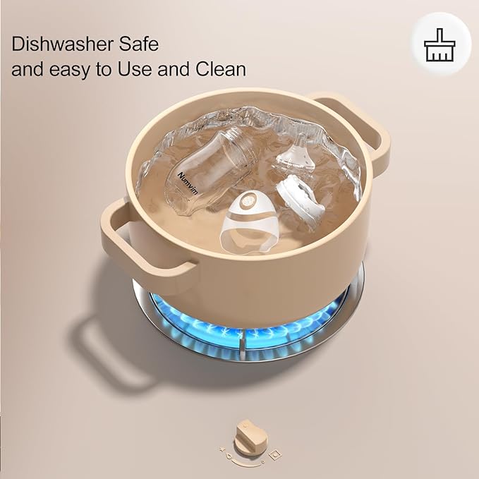 Natural Glass Baby Bottles Gentle & Extra Slow Flow, Newborn Breastfeeding Bottle with Anti Colic Nipple for 0 Months Babies, 3 Packs (White (8 Ounce), 1 Count (Pack of 3))