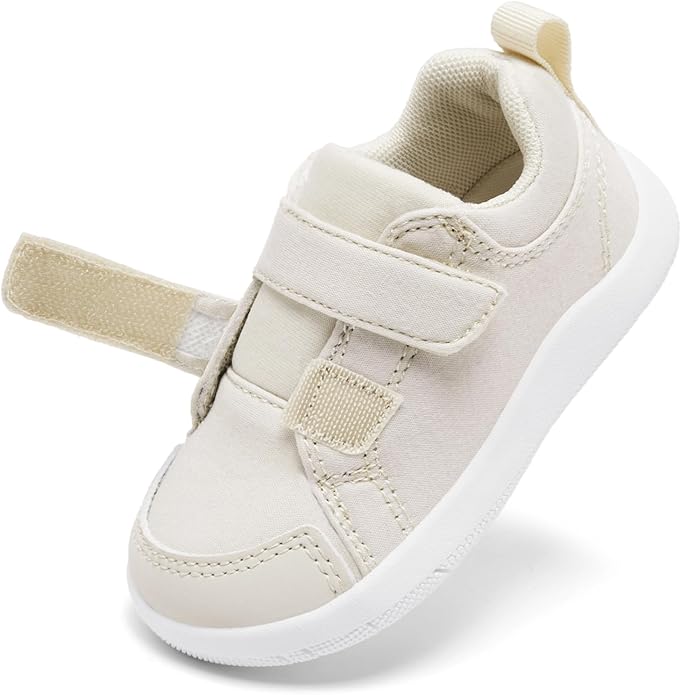 MORENDL Wide Toe Box Shoes Toddler Barefoot Shoes Baby Walking Shoe Boy Girl Non-Slip Zero Drop Minimalist Sneakers Comfort Tennis Outdoor Activities