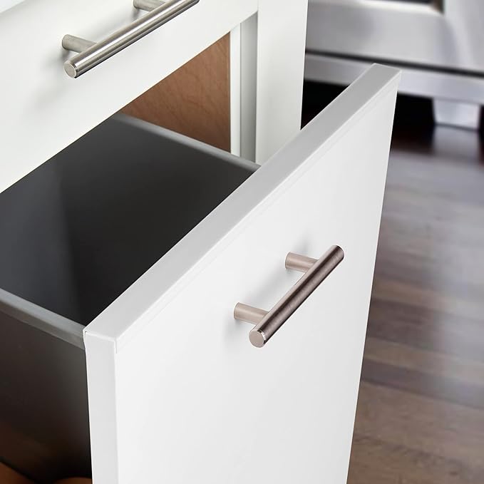 Cabinet Hero Slimline Cabinet Edge Protector - Prevents Chipping, Wear, Discoloration - Drawer Edge Guard, Bumper for Drawer - Easy Slip-On Installation - 3/4" Thick, 18" Length, White Pack of 4