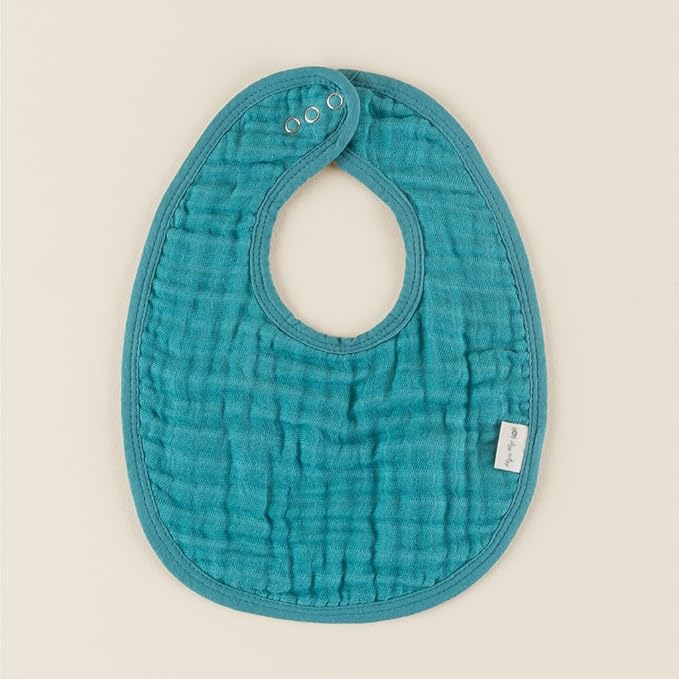 Itzy Ritzy Set of 3 Baby Bibs - Ultra-Soft Adjustable Infant & Toddler Bibs Made of Triple-Layer Cotton Muslin, Ideal for Drooling, Teething, & Eating - 3 Stylish, Coordinating Prints (Cow Print)