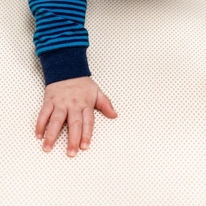 Naturepedic Organic Crib Mattress Cover - Waterproof, Skin-Friendly, Breathable & Absorbent Protector - Removable Pad for Baby and Toddler Bed - Standard Size