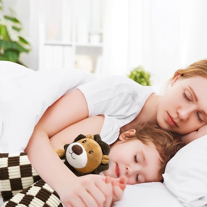 Baby Lovey Blanket for Boys Girls Super Soft Checkerboard Gingham with Minky Dot Fabric Backing Lion Lovely Black 14 Inch