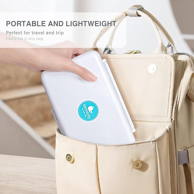 Termichy Travel Baby Bottle Drying Rack, Compact Size with Large Capacity for Working Mom, Visit Families, Friends or Camping with Baby Gary