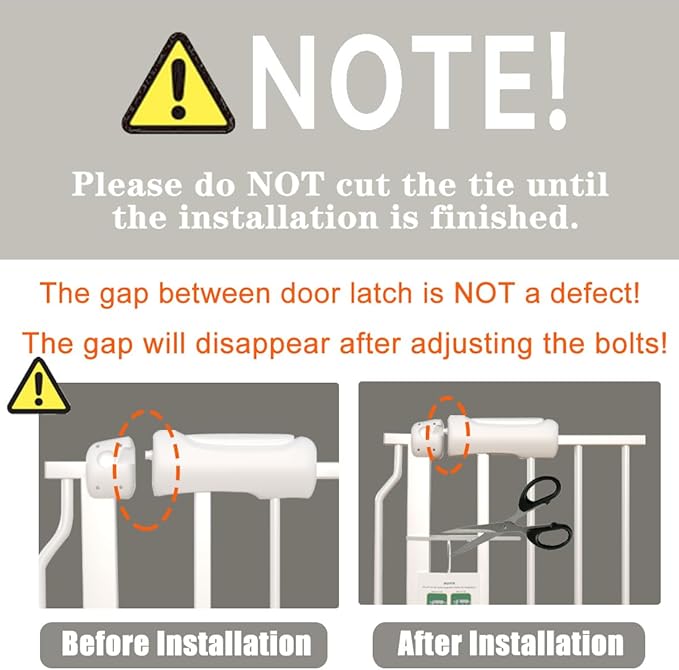 Fairy Baby Extra Wide Baby Gate for Dogs Pressure Monuted Safety Gate for Living Room, Fits 62 Inch to 67 Inch with Pressure Mounted Extention Kit, White