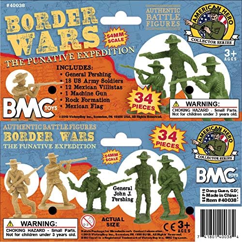 BMC Border Wars US Army vs. Mexican Villistas - 34pc Soldier Figures