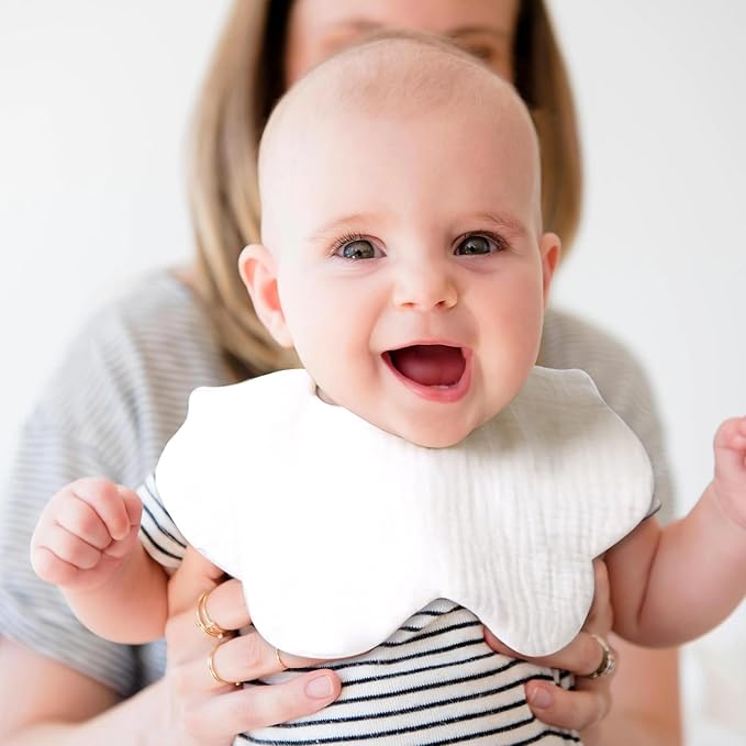 Baby Bibs Muslin Drool Teething Drooling Bibs for Baby Girl Boy Muslin Cotton