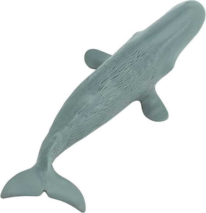 Safari Ltd. Sperm Whale Figurine - Detailed 8.5" Plastic Model Figure - Fun Educational Play Toy for Boys, Girls & Kids Ages 3+