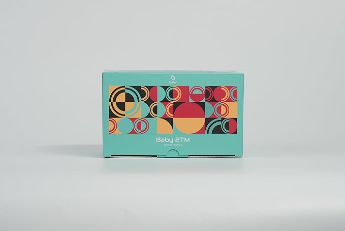 BOIFUN 2K Split-Screen 5 Inch Wi-Fi Baby Monitor with 2 360° Cameras, AI Motion & Sound & Humidity & Temp Detection, Auto Tracking Via Smartphone App and Monitor Control, Infrared Night Vision