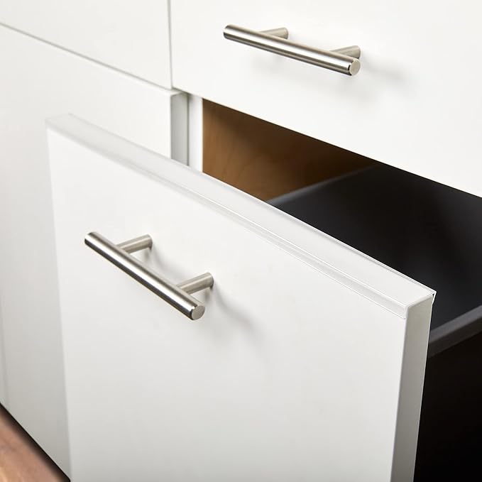 Cabinet Hero Slimline Cabinet Edge Protector - Prevents Chipping, Wear, Discoloration - Drawer Edge Guard, Bumper for Drawer - Easy Slip-On Installation - 3/4" Thick, 24" Length, Clear, Pack of 4