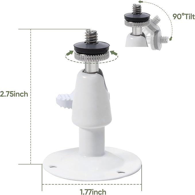 bonoch Adjustable Baby Monitor Wall Mount, Compatible Baby Camera Adjustable Metal Holder Stand (Not for Monitor, Cam Not Include)