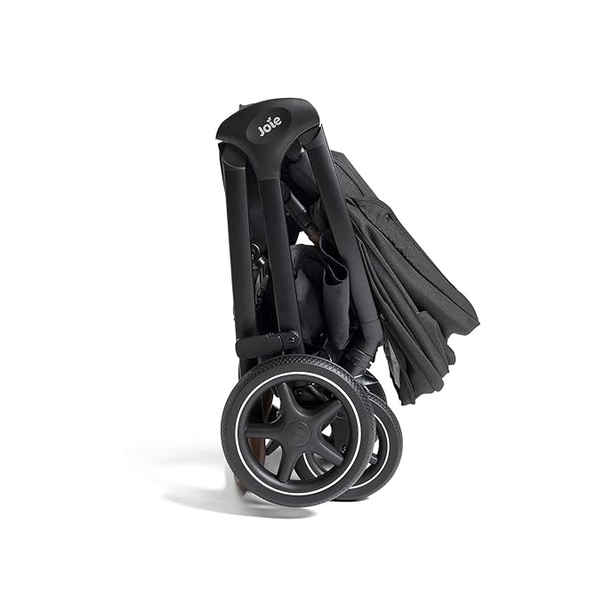 Joie Kava 3-in-1 Stroller and Mint Latch Car Seat Travel System with Reversible Seat, All-Wheel Suspension, and Flex in-Seat Comfort (Shale)