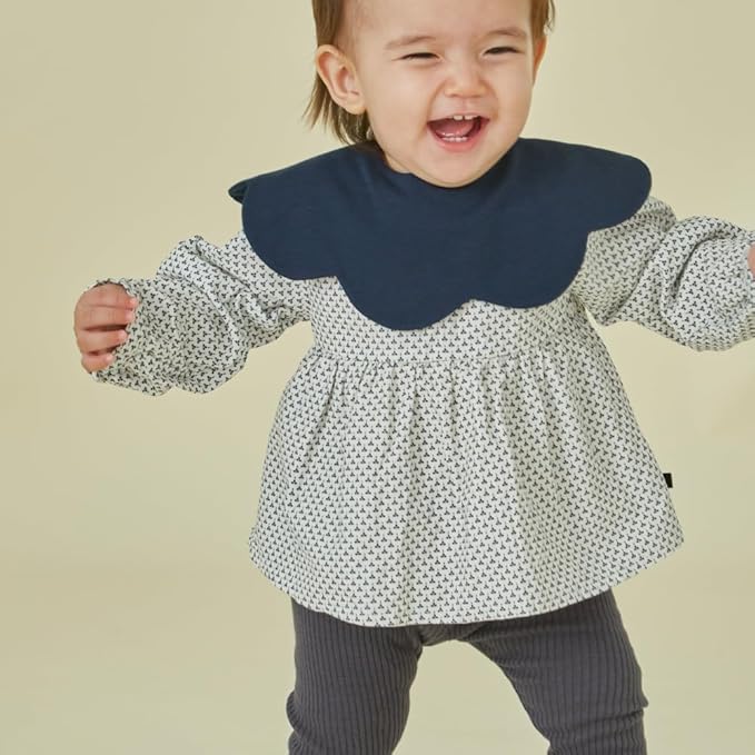 Konny Baby Bibs Set, 360 ° Rotate, Soft and Absorbent Bandana Drooling for Boys Girls baby Essentials